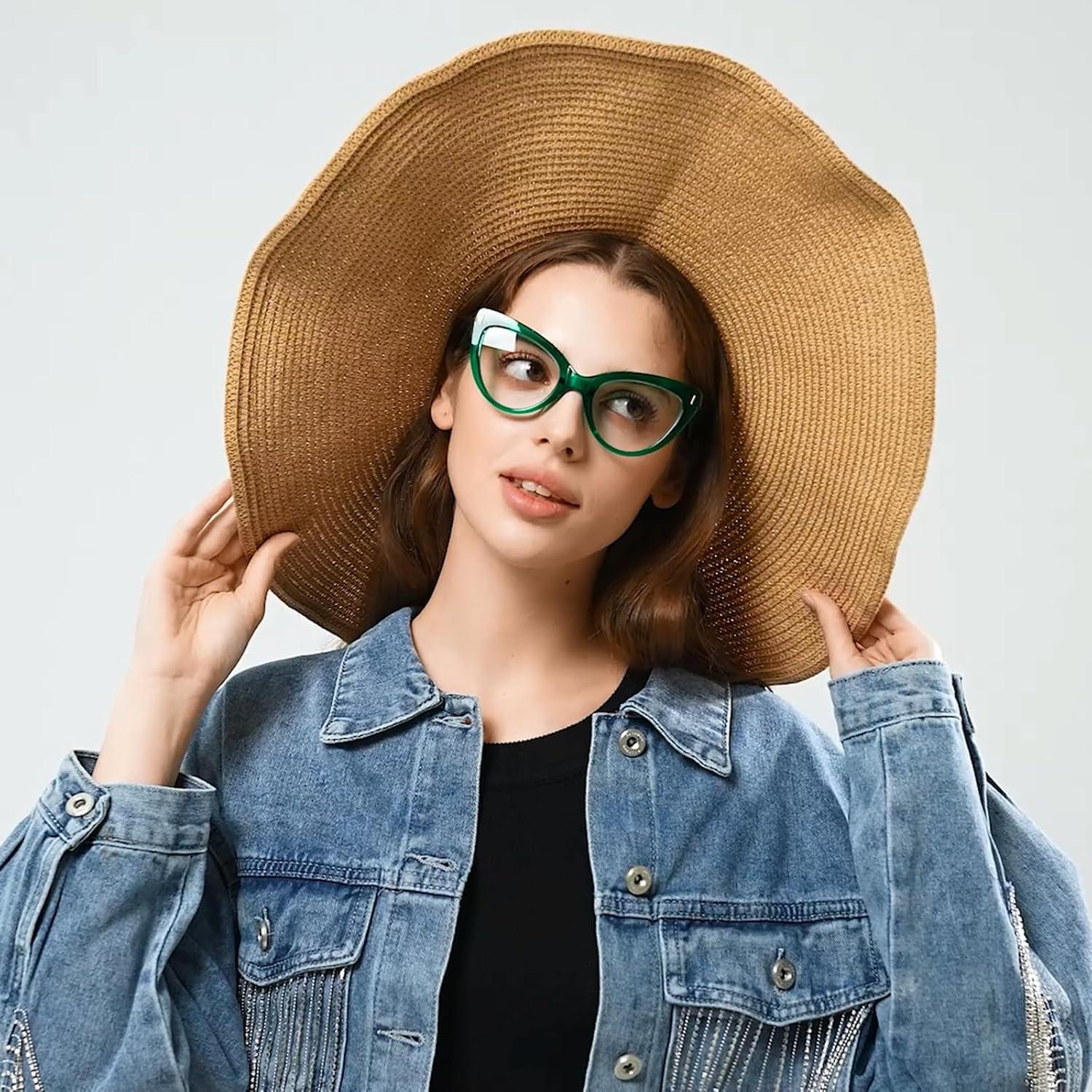 Gafas de Lectura Cateye Oversized Viseng +1.5 Dioptrías