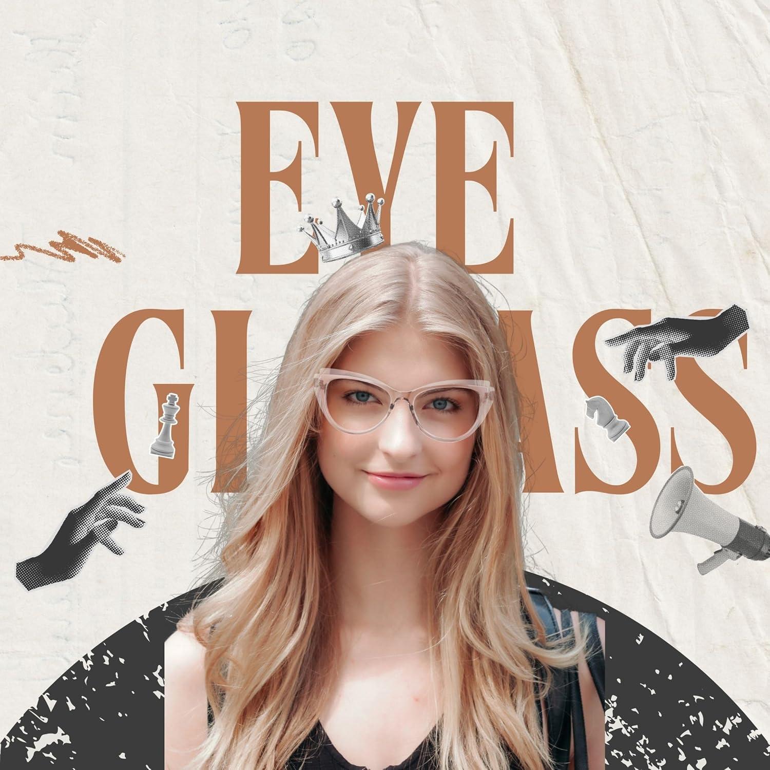 Gafas bloqueadoras de luz azul DOERAYMI para mujeres ojo de gato