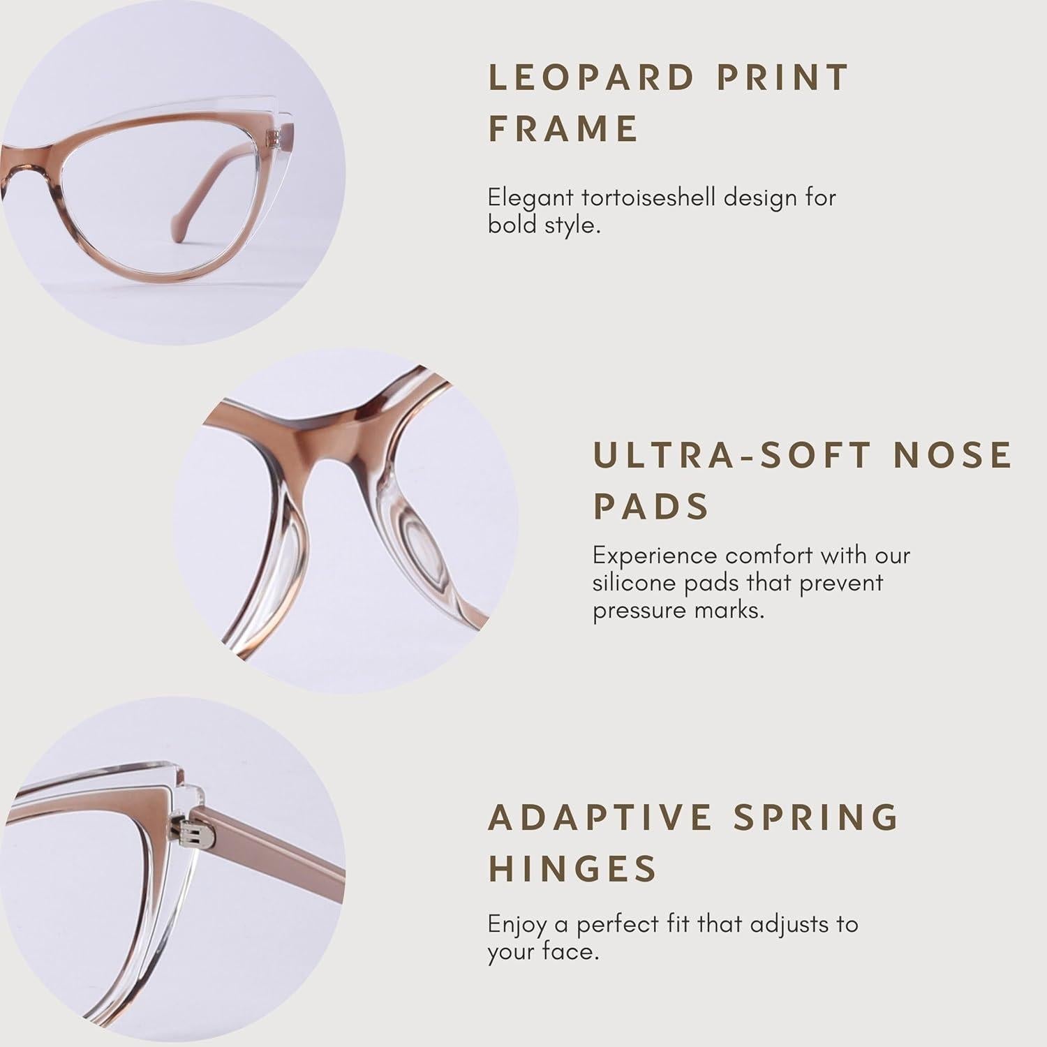 Gafas bloqueadoras de luz azul DOERAYMI para mujeres ojo de gato