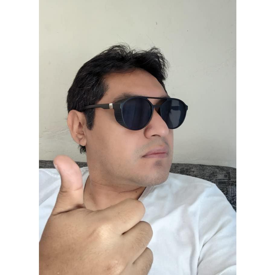 Gafas de sol Steampunk FEISEDY UV400 Unisex Lente Gris