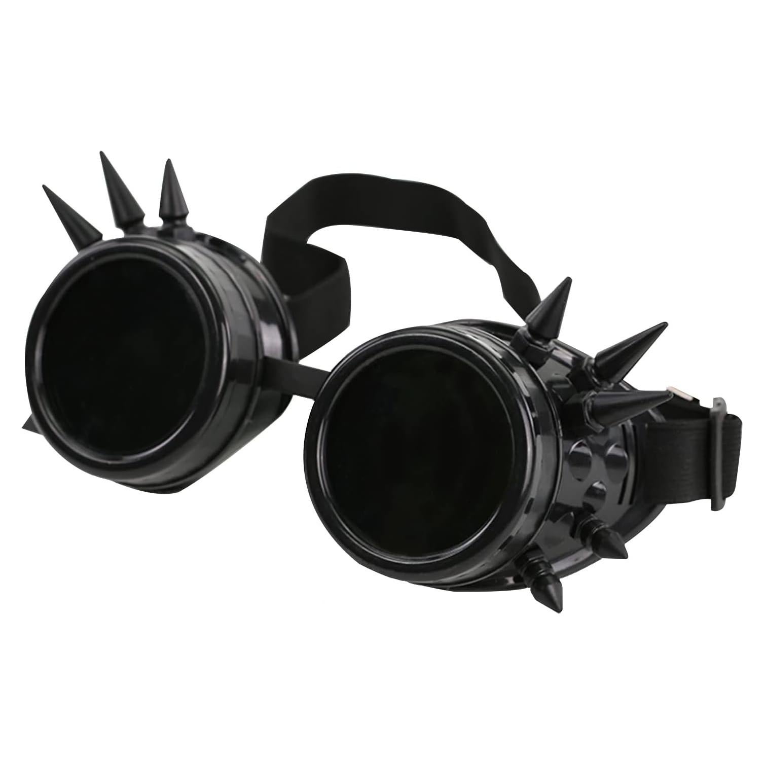 Gafas Steampunk Vintage Ajustables para Cosplay Adulto Unisex