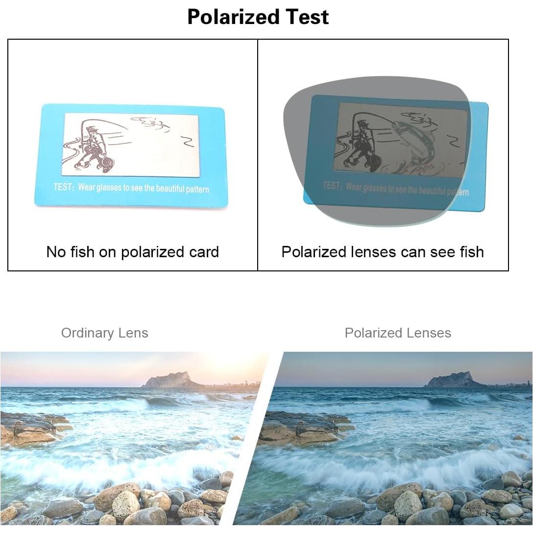 Gafas de sol polarizadas MIRYEA para miopía UV400 unisex