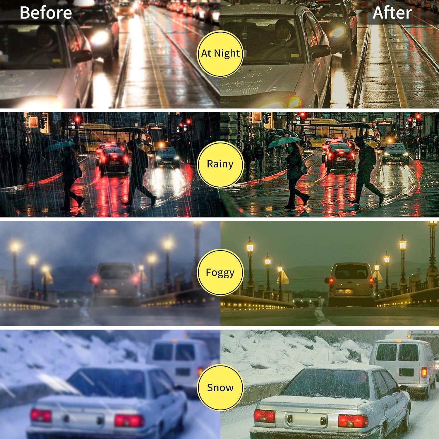 Gafas de Conducir Nocturna Face Shadow Fit Over UV400