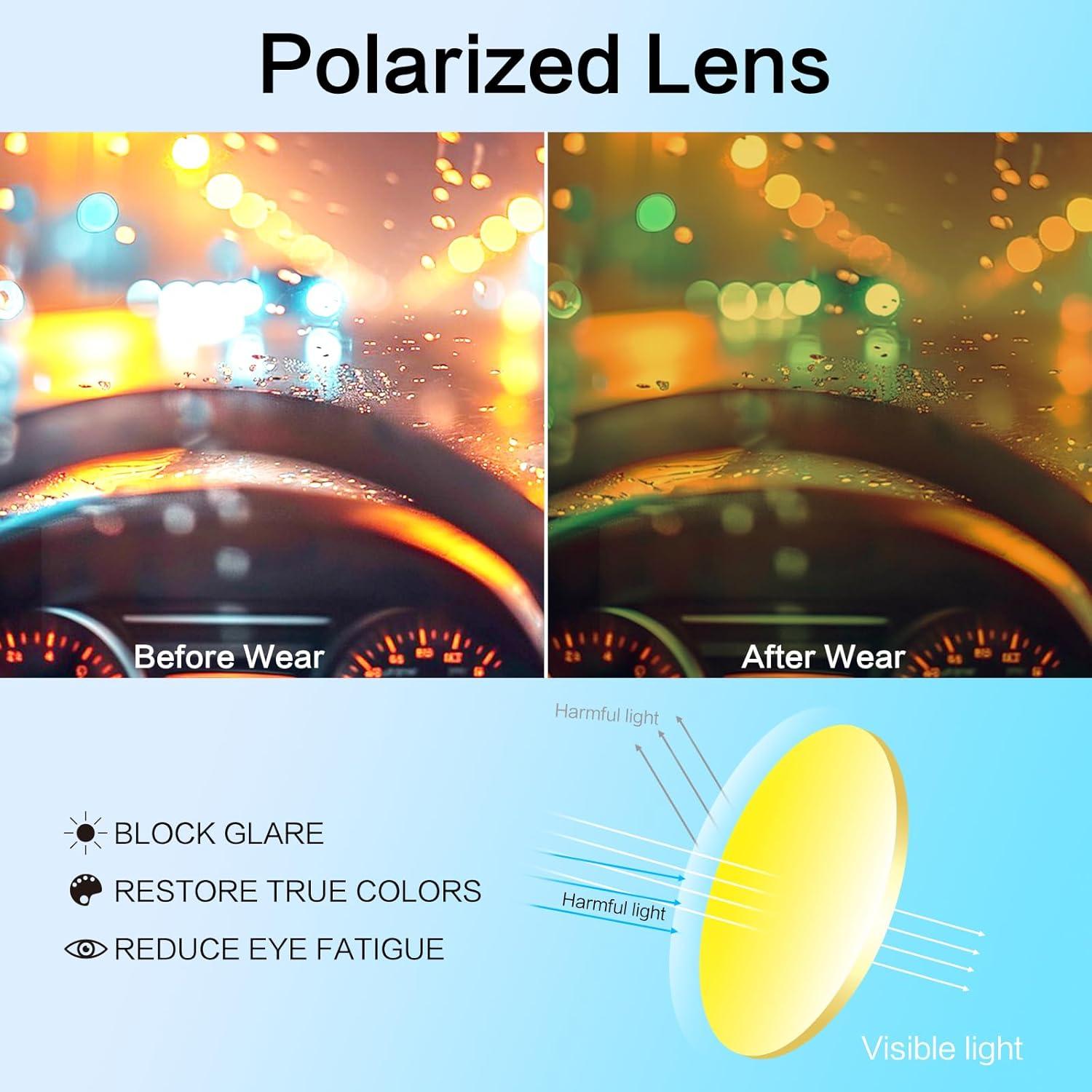 Gafas de Conducir Nocturna Face Shadow Fit Over UV400