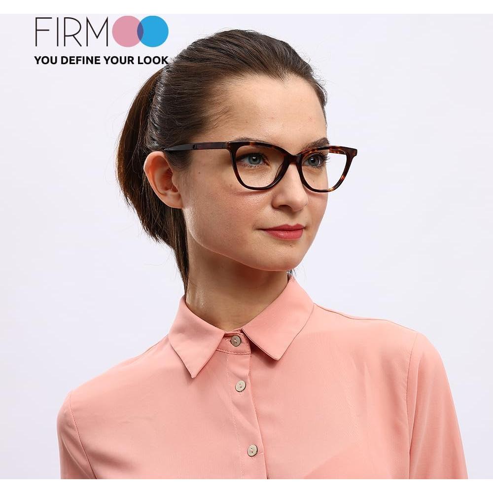 Gafas de lectura Firmoo Gato Ojo 1.5x con bloqueo luz azul