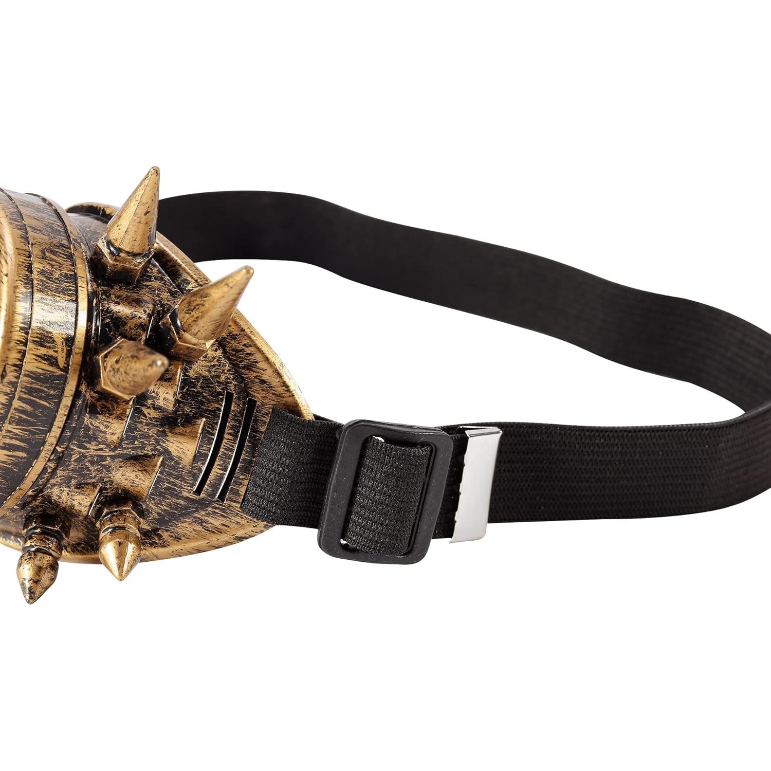 Gafas Steampunk Vintage Lelinta Ajustables con 7 Lentes Intercambiables