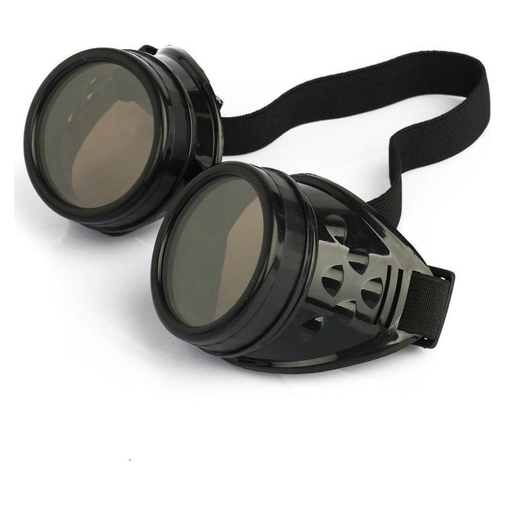 Gafas Steampunk Vintage AOBOR con 2 Lentes y Banda Ajustable