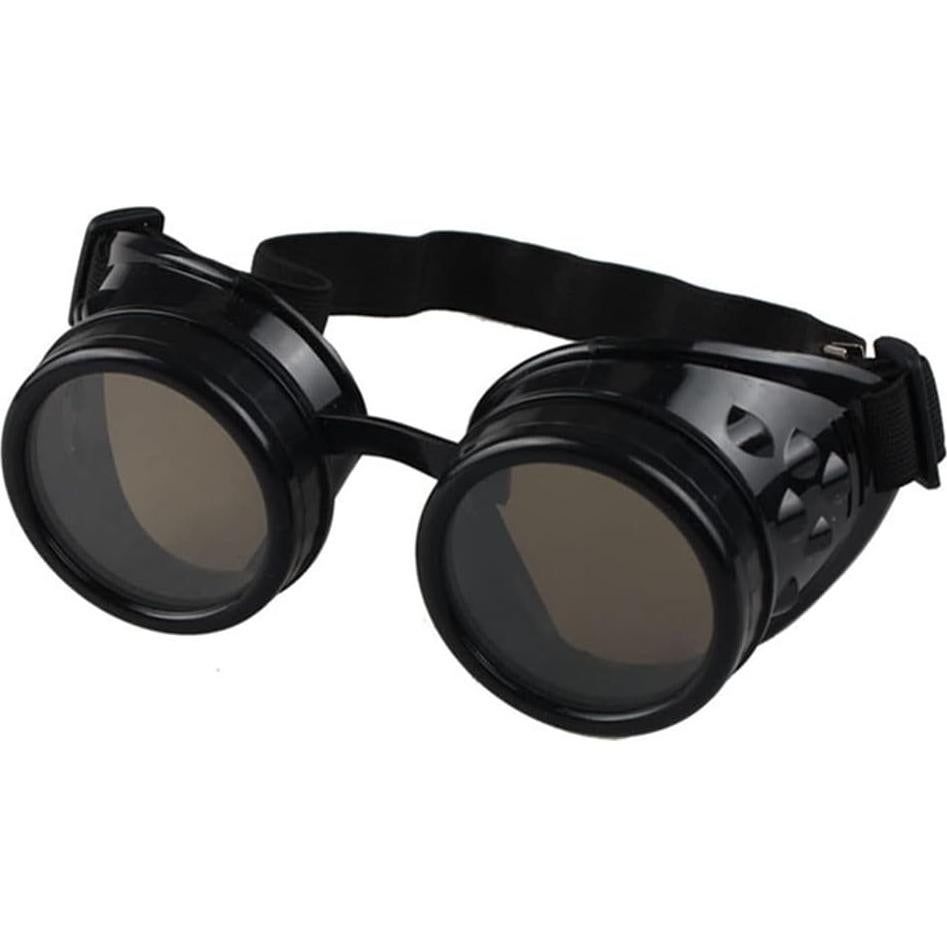 Gafas Steampunk Vintage AOBOR con 2 Lentes y Banda Ajustable