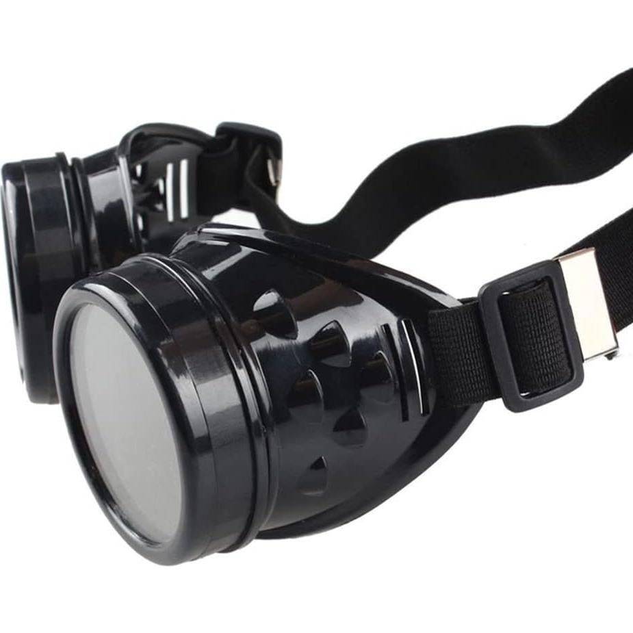 Gafas Steampunk Vintage AOBOR con 2 Lentes y Banda Ajustable