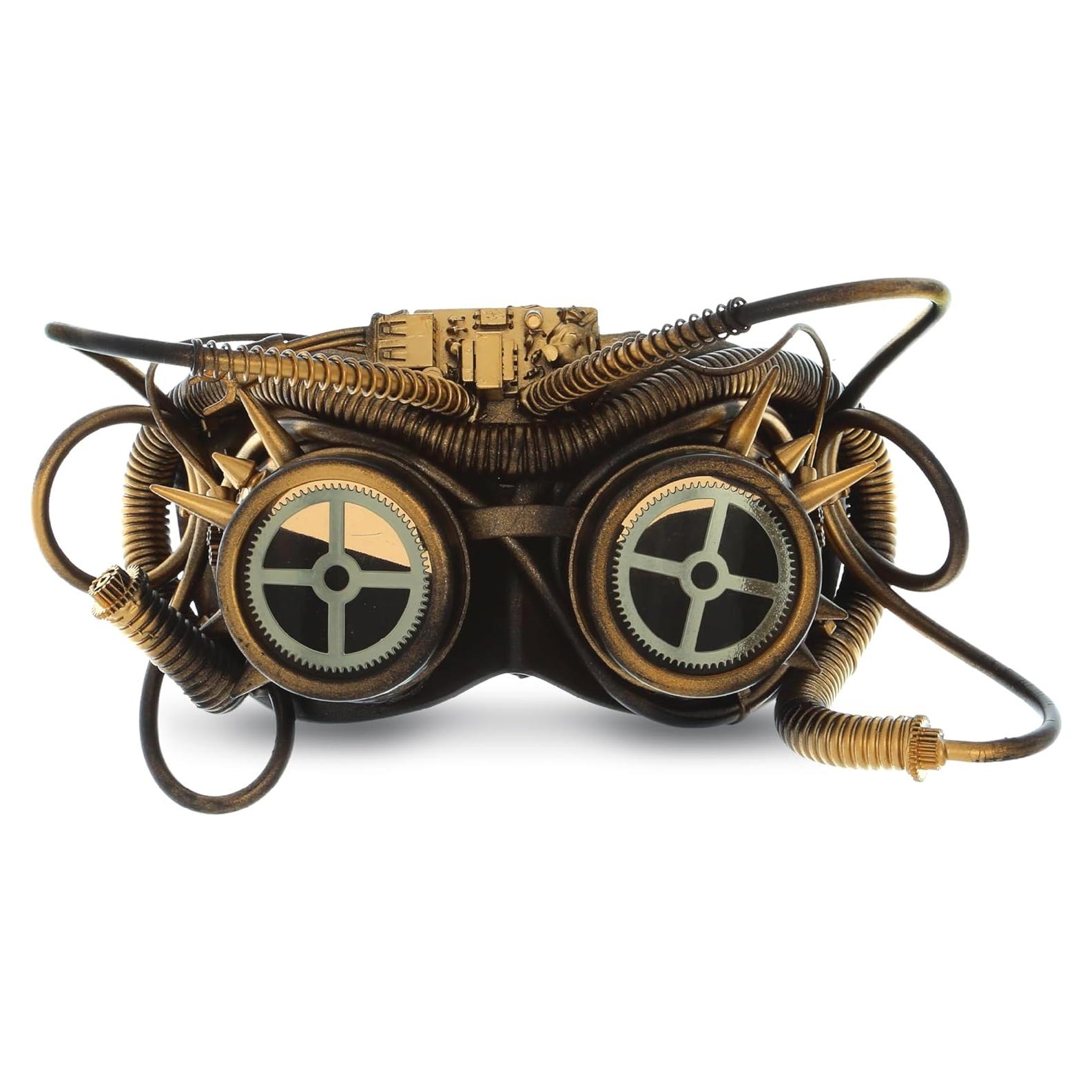 Gafas Steampunk Doradas Attitude Studio para Disfraz