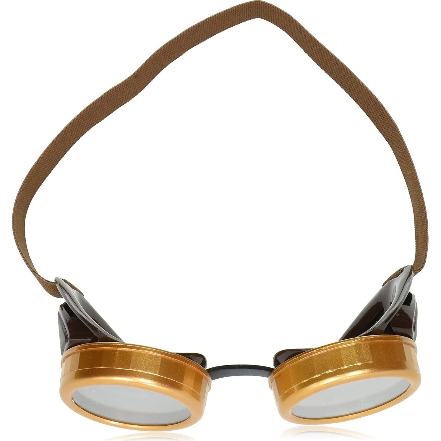 Gafas Steampunk Rubies para Adultos - Marrón, Ajuste Universal