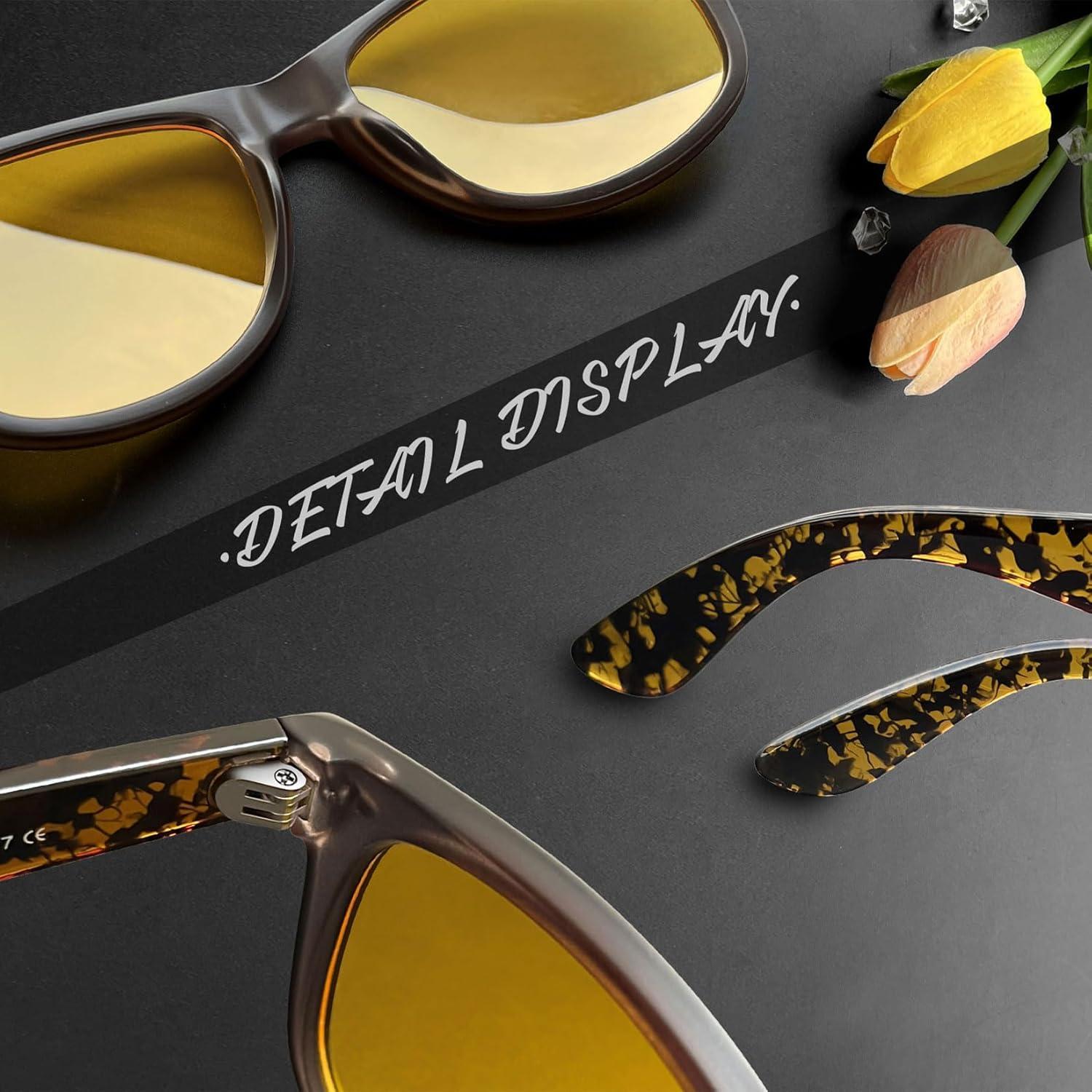 Gafas de Sol Joopin Cuadradas Polarizadas UV400 Unisex