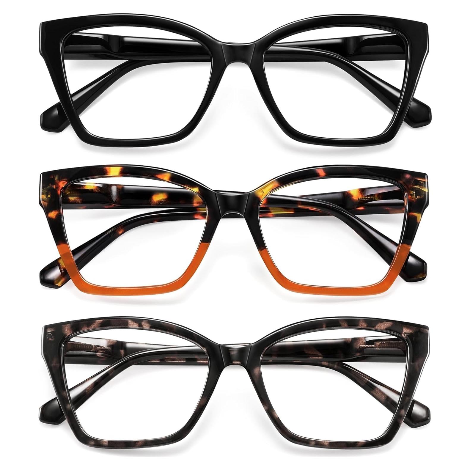 Gafas de Lectura Ojo de Gato Resjok con Bloqueo Luz Azul 3P