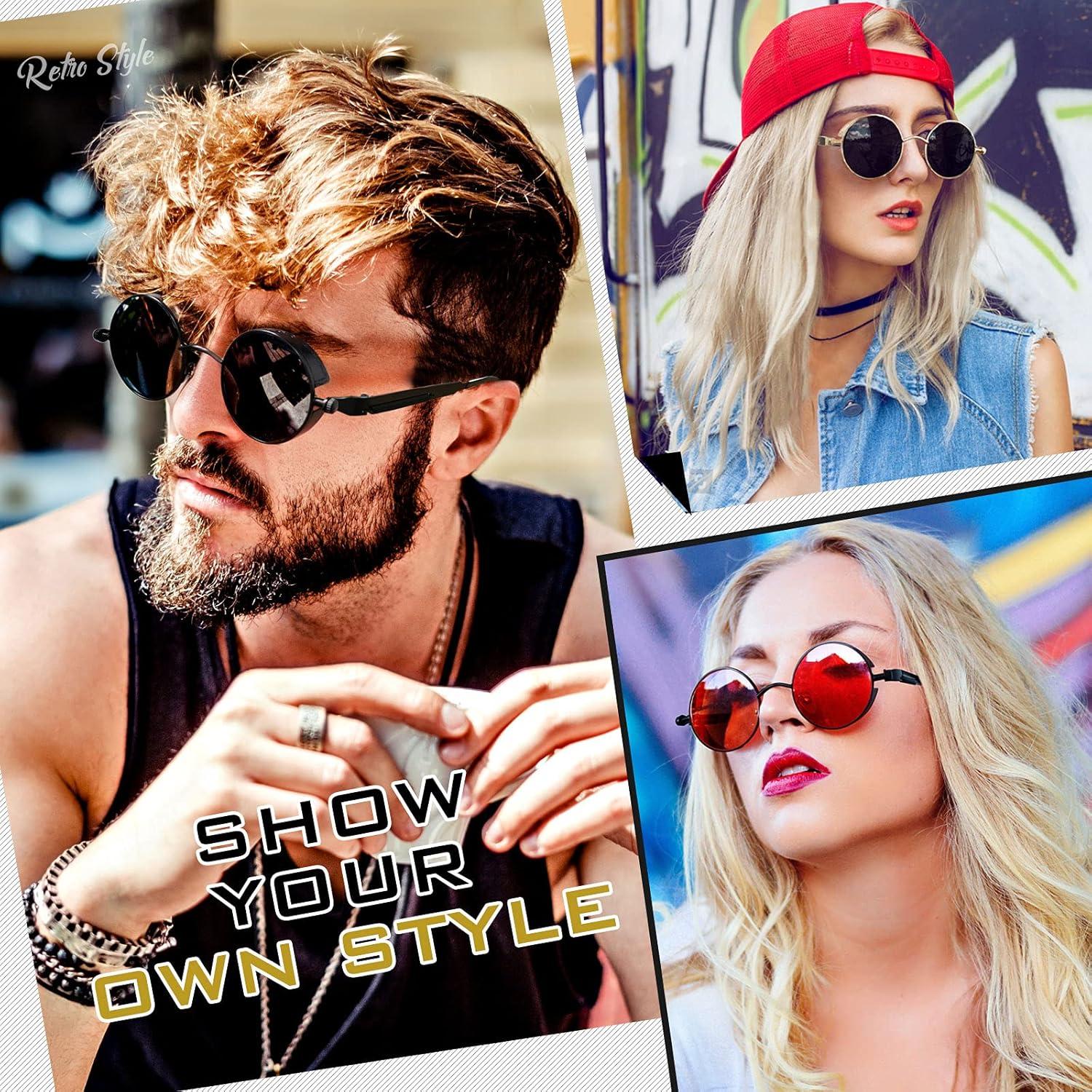 Gafas de Sol Steampunk GQUEEN Polarizadas UV400 Metal