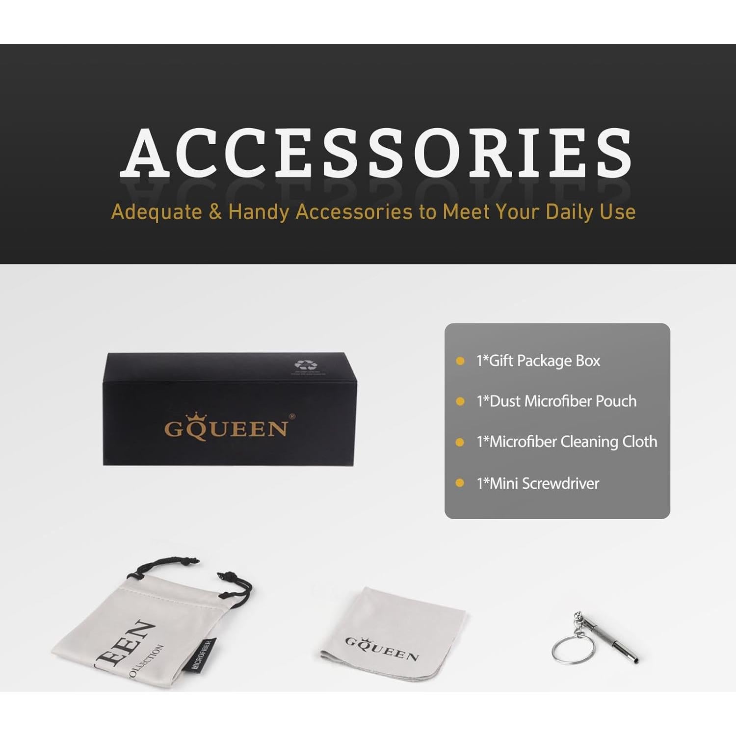 Gafas de Sol Steampunk GQUEEN Polarizadas UV400 Metal