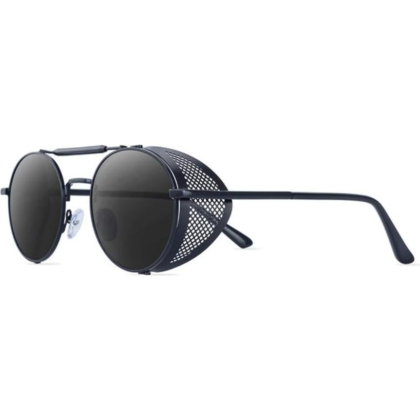 Gafas de sol vintage redondas Dollger UV400 para hombres y mujeres