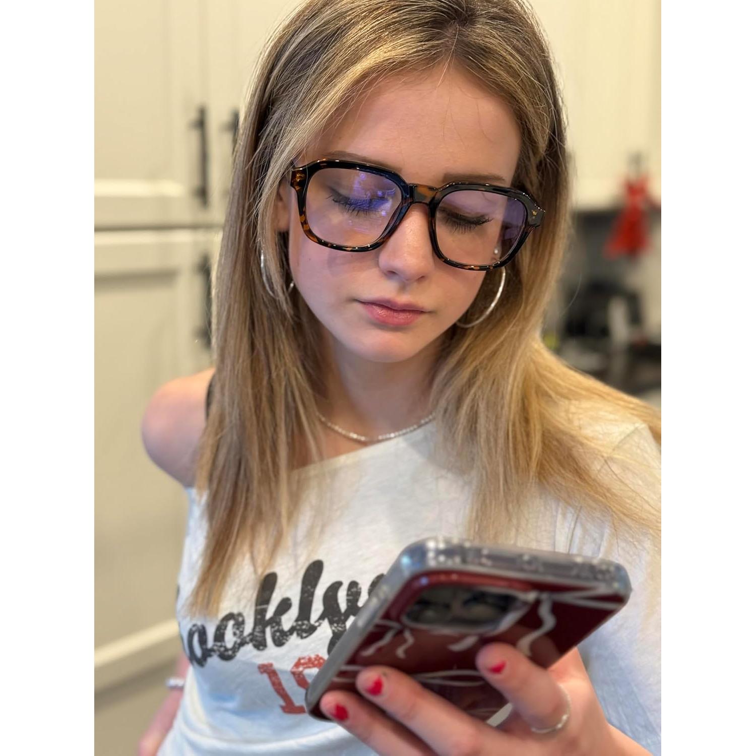 Gafas de Bloqueo de Luz Azul VISOONE Bennett Unisex 15.19x5.79cm