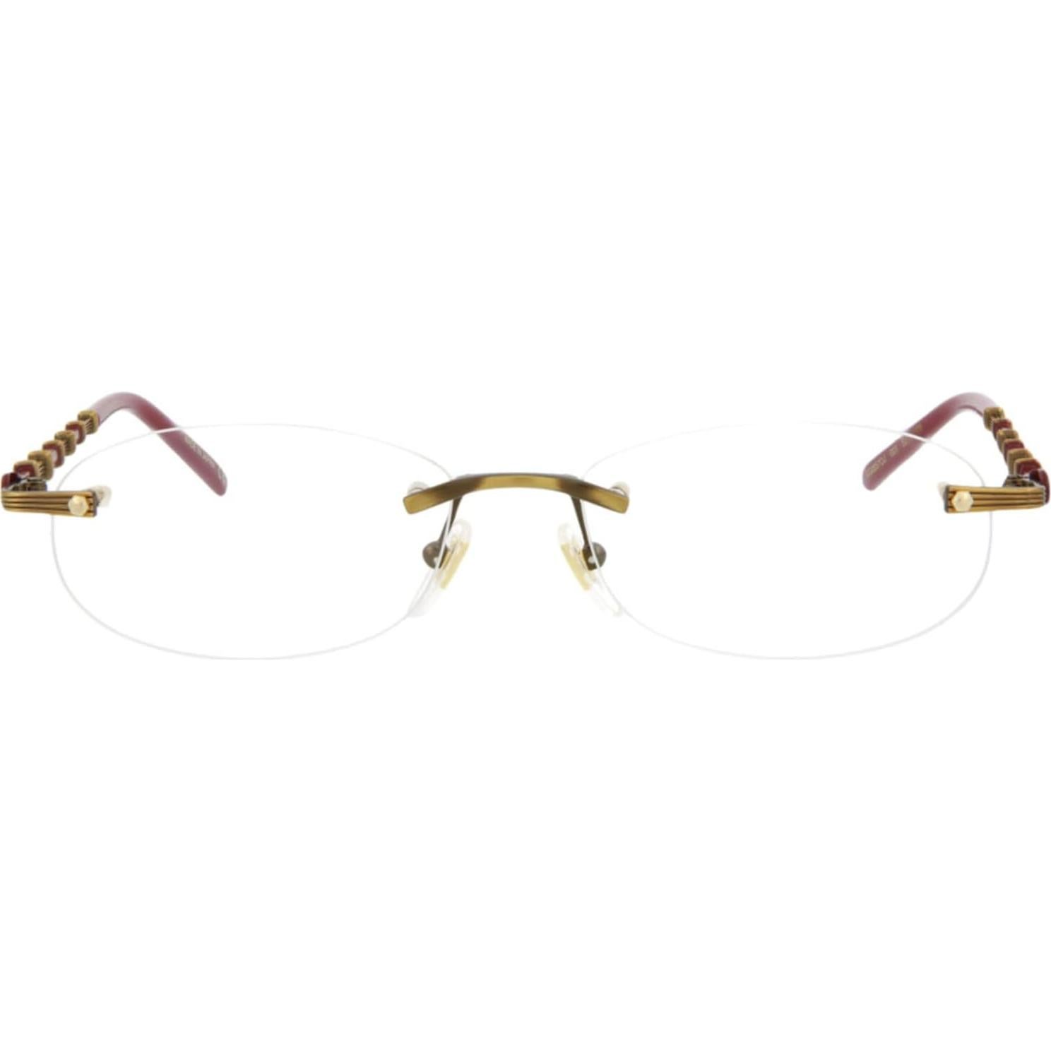 Gafas Ópticas Gucci GG0857OJ Doradas Transparentes 31mm