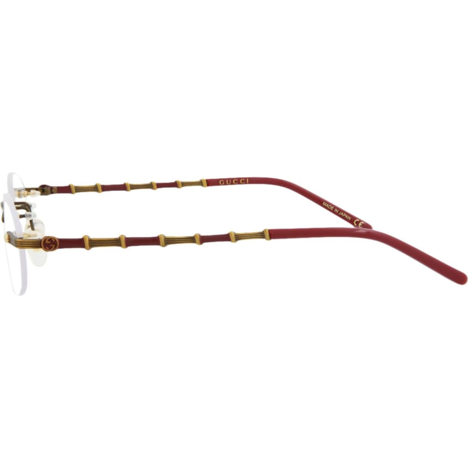 Gafas Ópticas Gucci GG0857OJ Doradas Transparentes 31mm