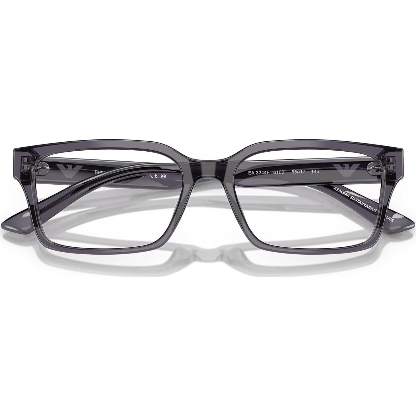 Gafas de Prescripción Emporio Armani EA3244F Hombre Gris