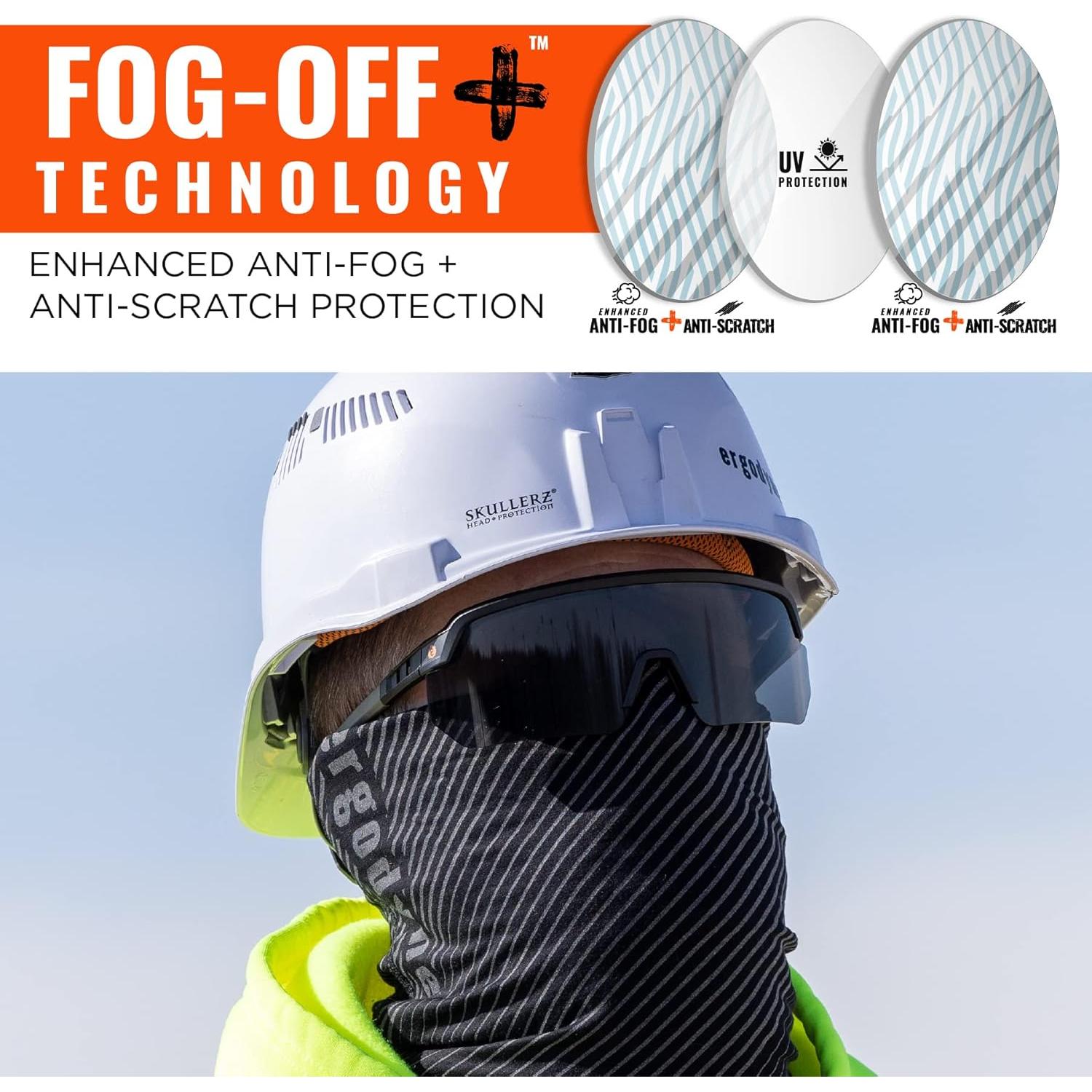 Gafas de Seguridad Ergodyne AEGIR Anti Rayones y Anti Niebla