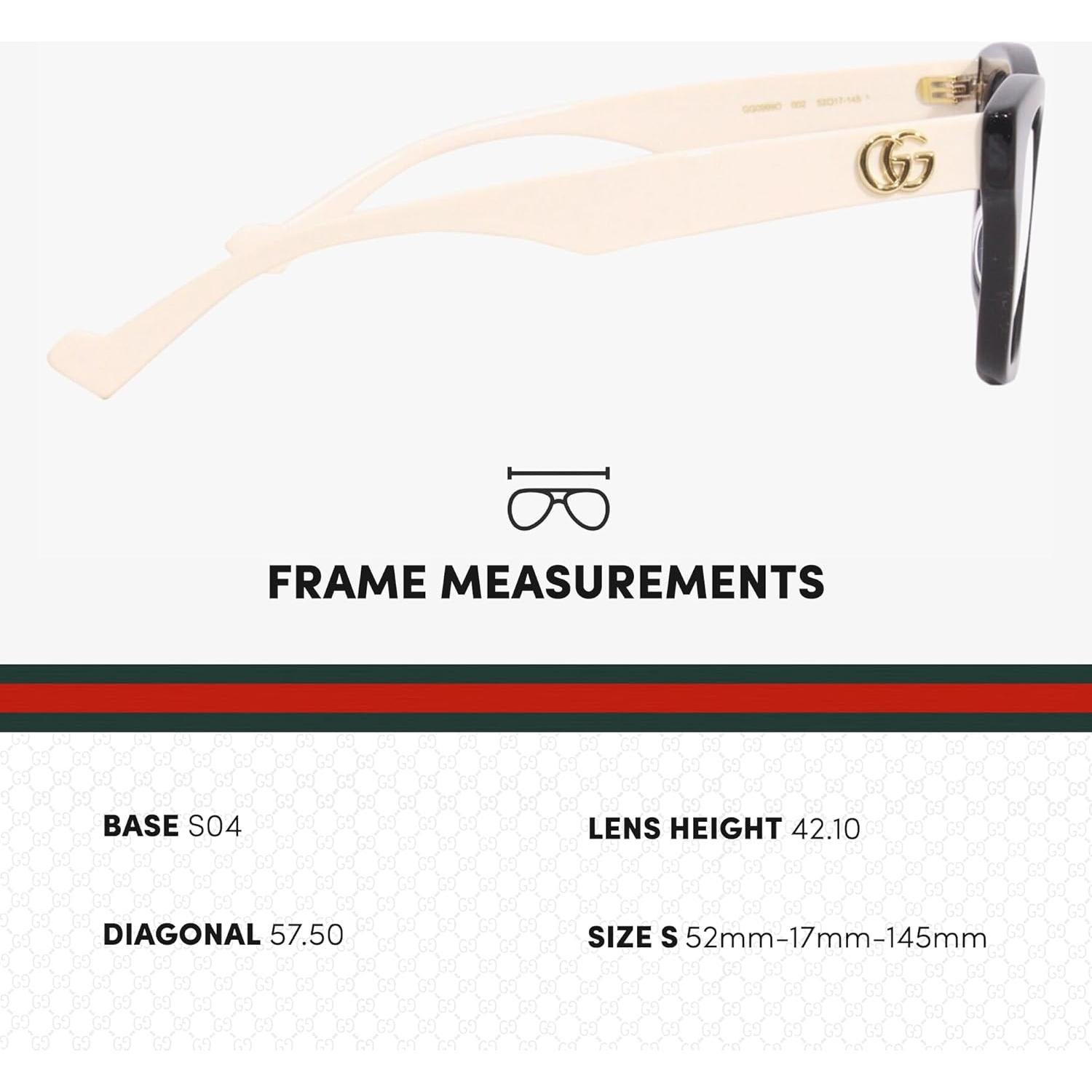 Gafas de Sol Gucci GG0999O Unisex Ojo de Gato 57.5mm