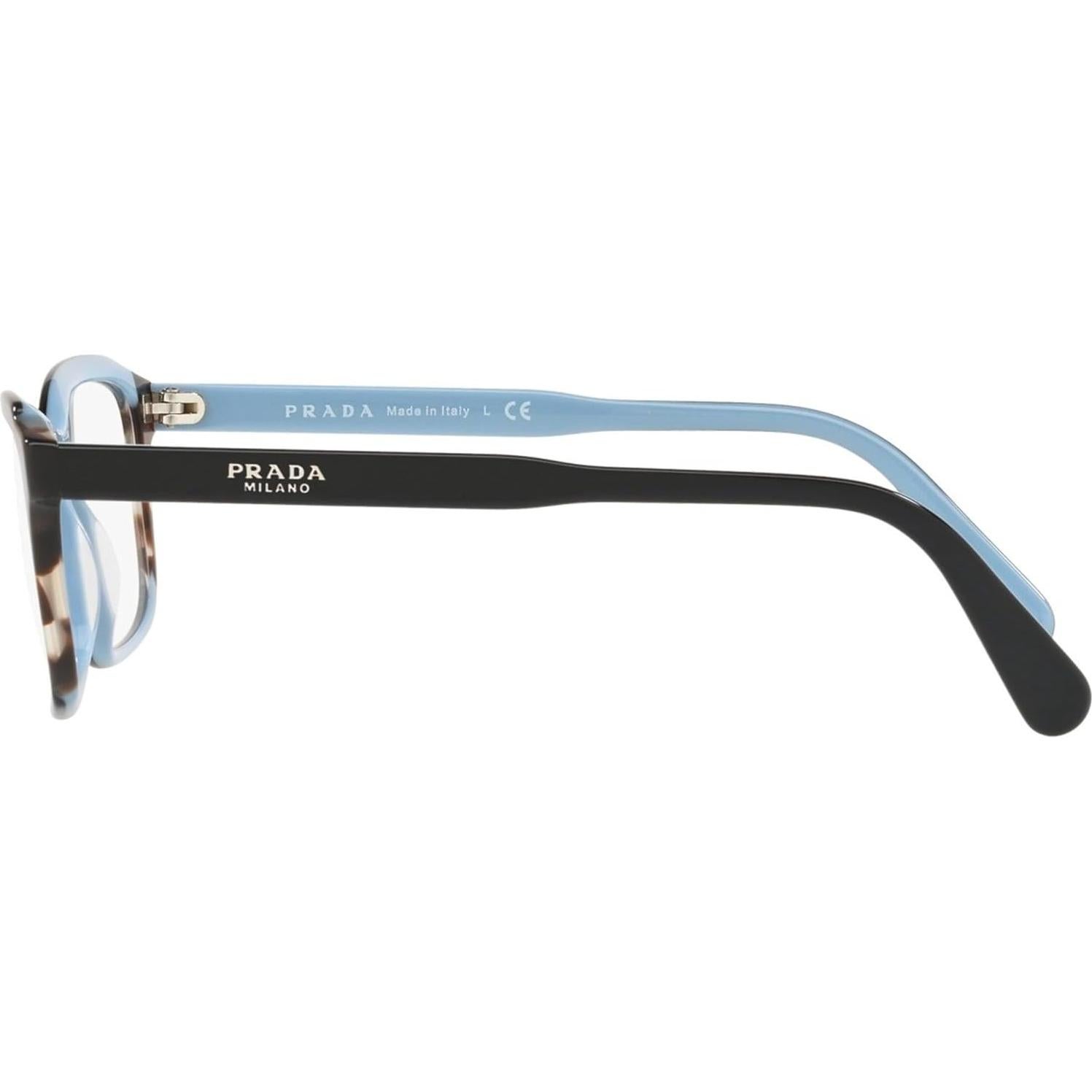 Montura de Gafas Prada PR01VVF KHR1O1-55 Negro/Azul