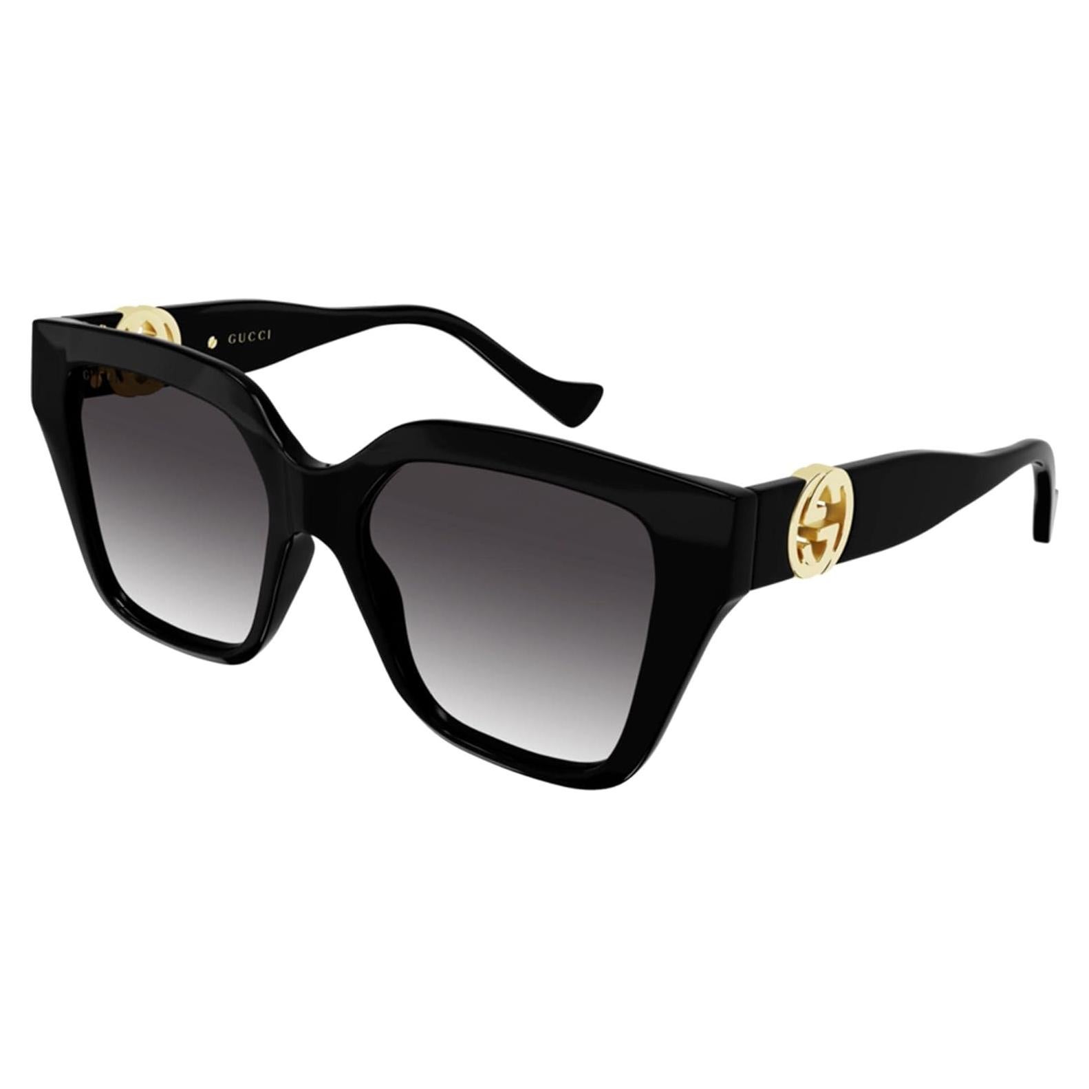 Gafas de Sol Gucci GG1023S Cuadradas 54mm Negro Gris Degradado