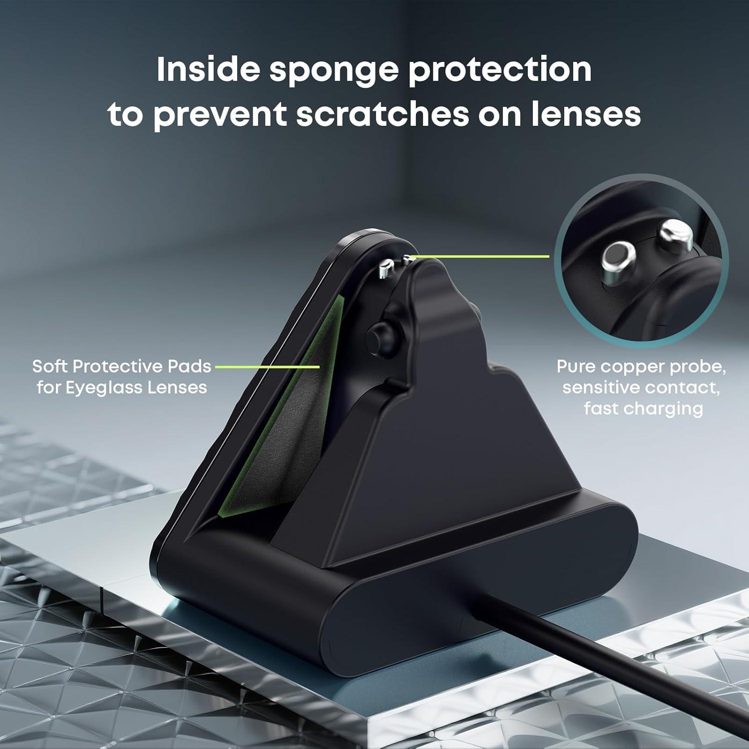 Cargador Portátil para Gafas Ray-Ban Meta - Negro