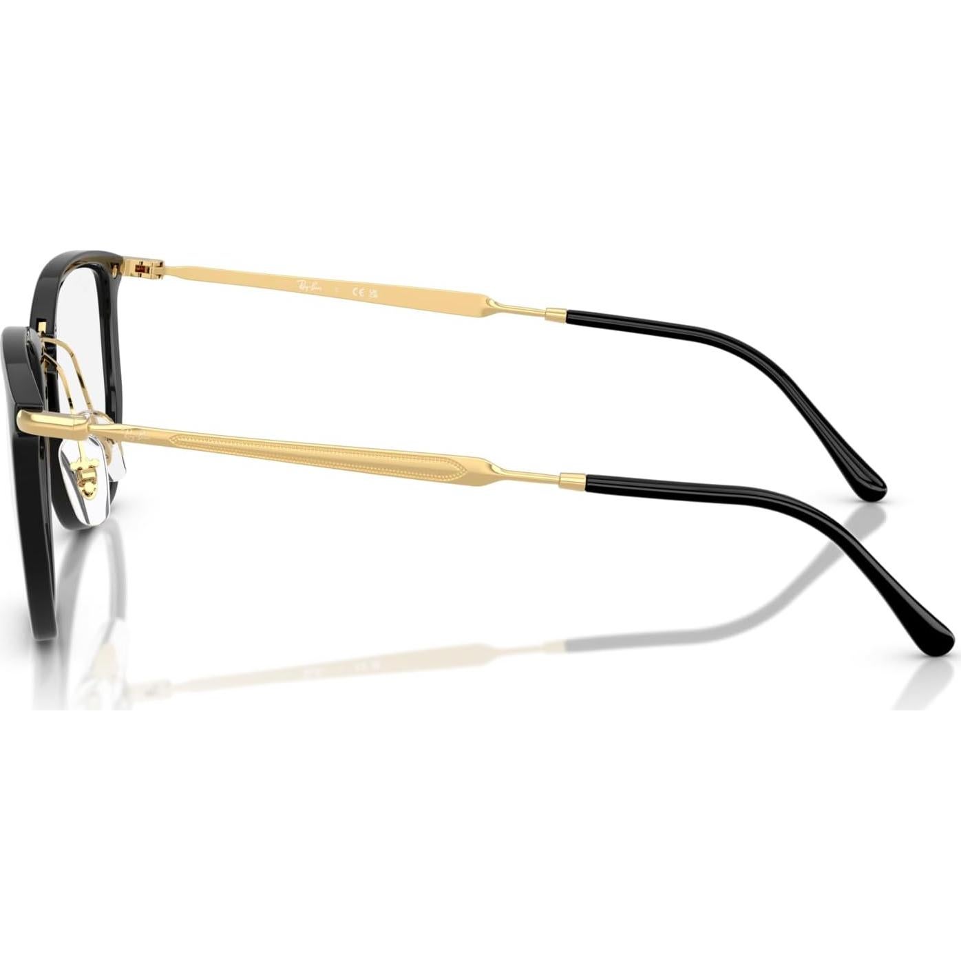 Gafas de Prescripción Ray-Ban RX4451V Cuadradas Negras 50mm