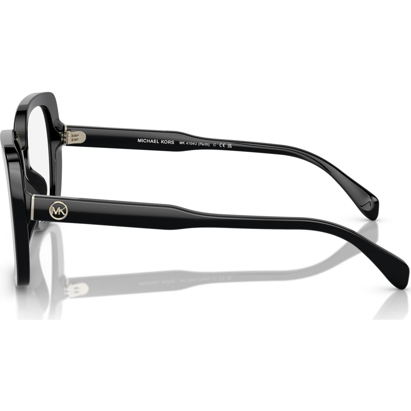 Gafas de Prescripción Michael Kors MK4104U Perth, Negro, 53 mm