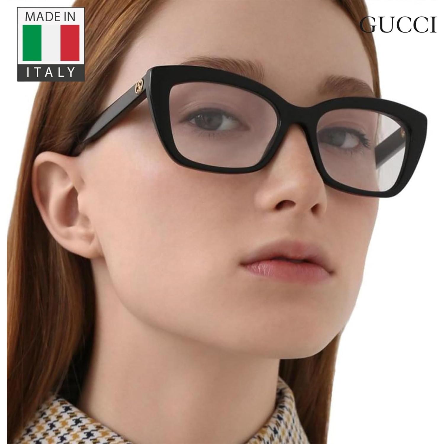 Gafas de Sol Gucci GG0165ON Mujer Ojo de Gato Negro 51mm