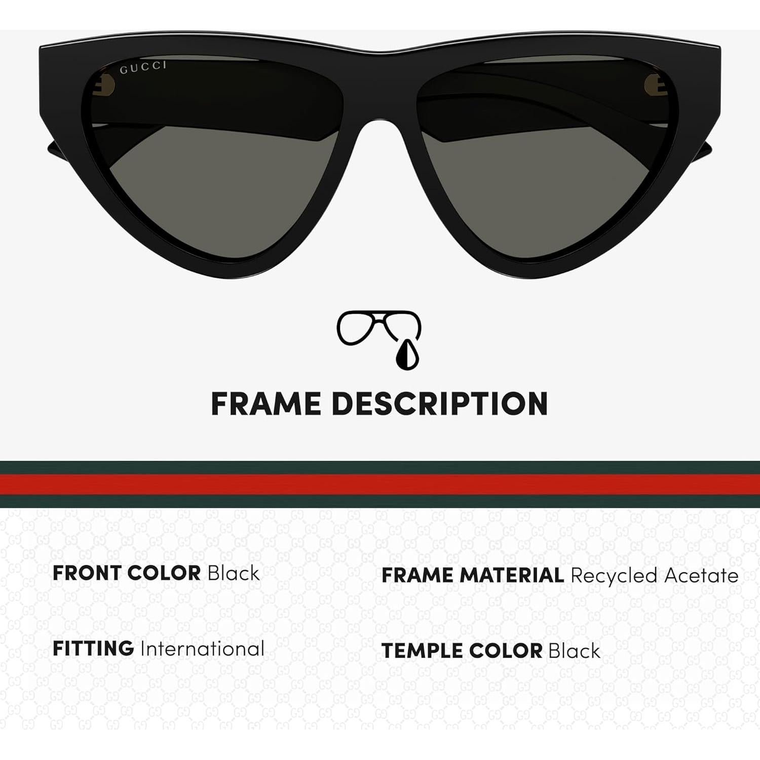 Gafas de Sol Gucci GG1333S Ojo de Gato para Mujeres - Lujo