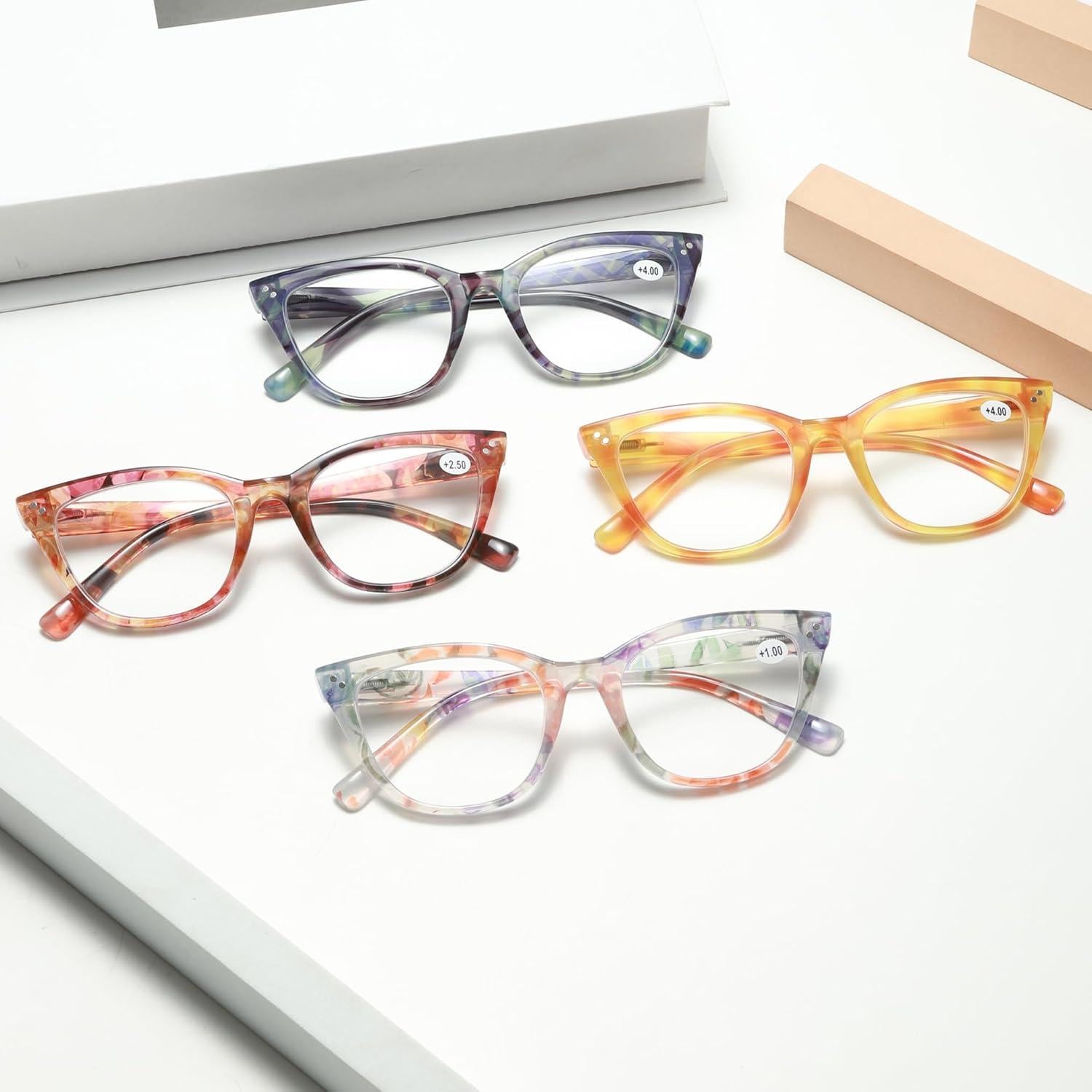 Gafas de lectura Cat Eye EYEURL para mujeres - Bloqueo luz azul UV400