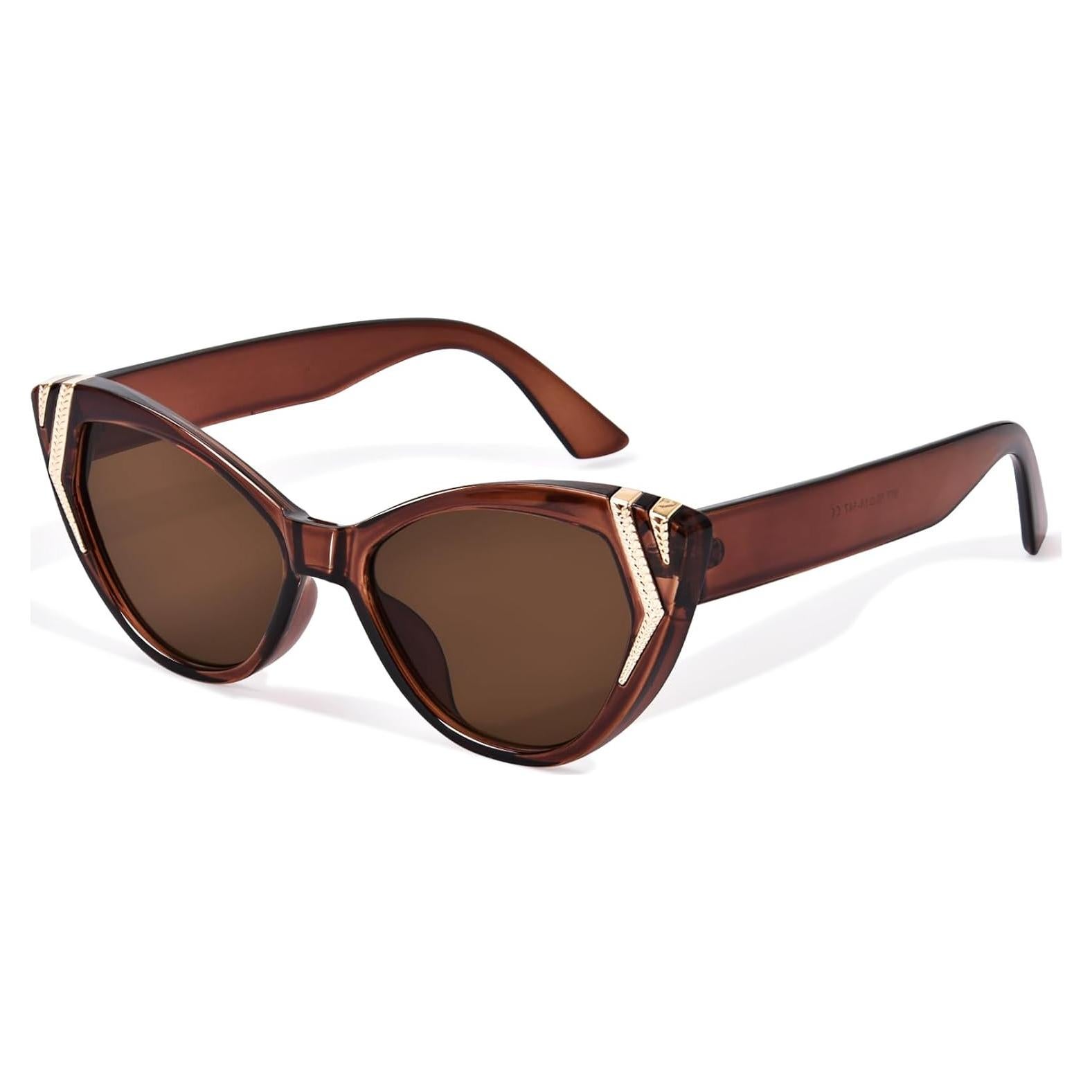 Gafas de sol Cat Eye OPTOFENDY para mujeres, estilo retro