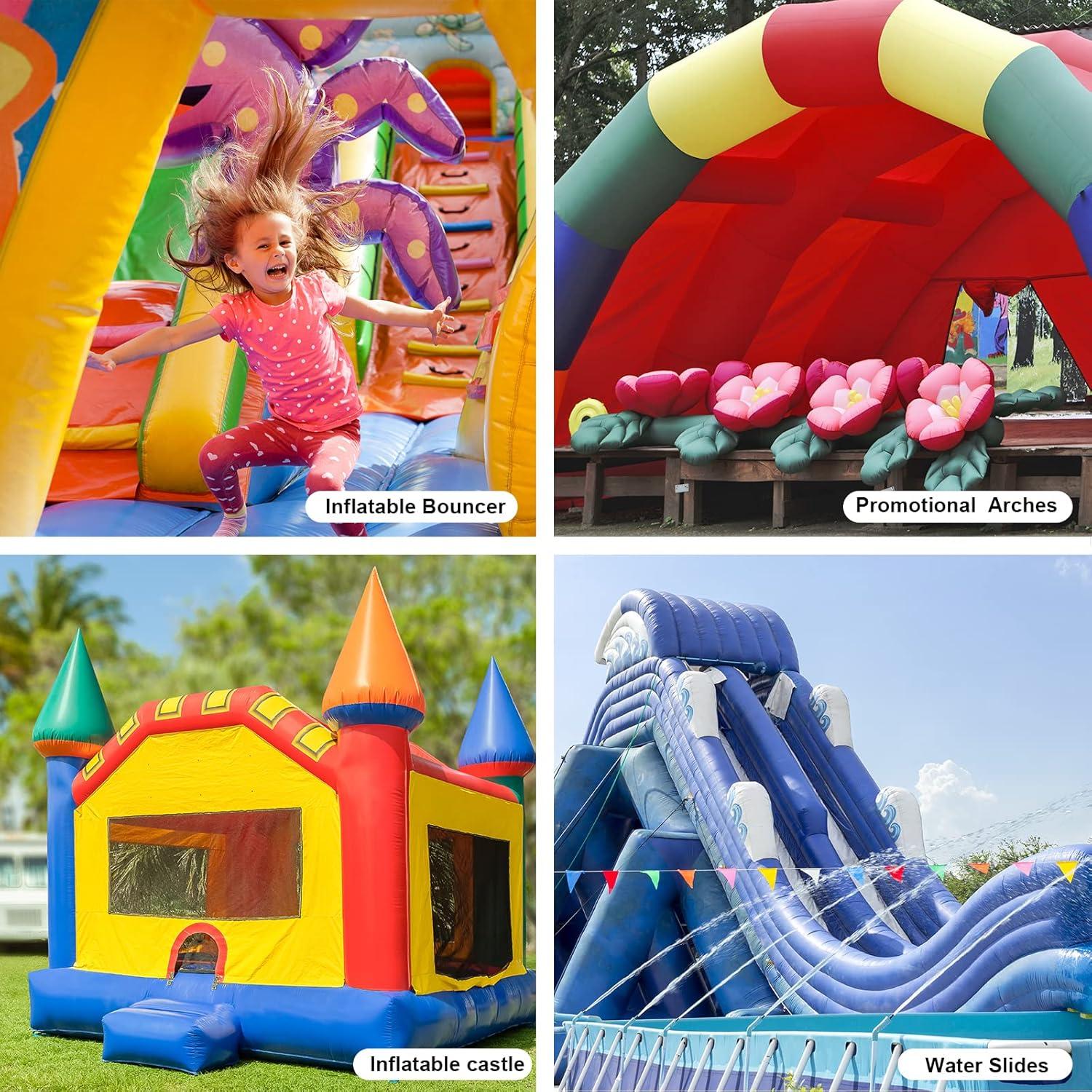 Soplador Inflable MOUNTO 2.0hp Eficiente para Casa de Brincar