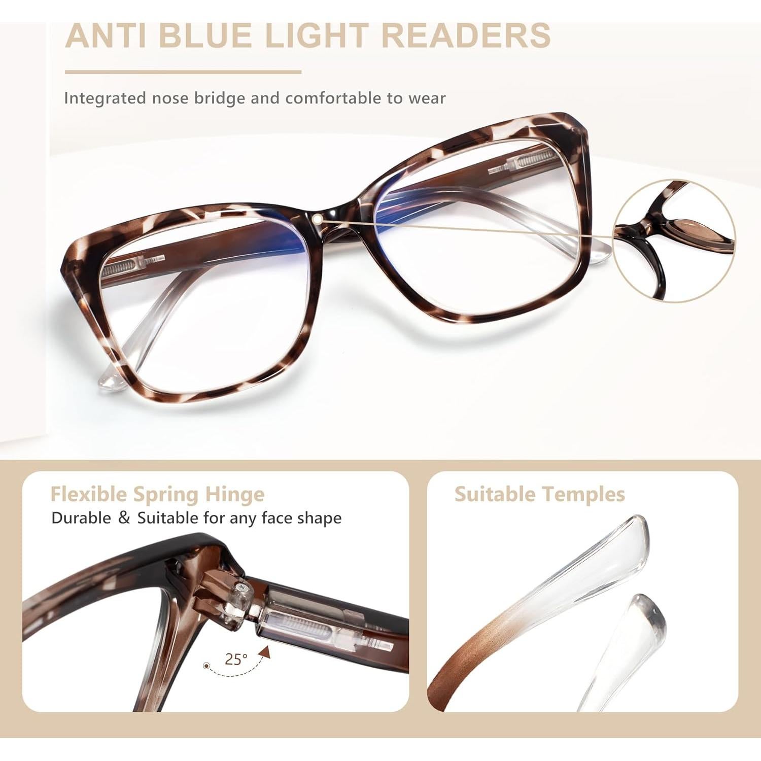 Gafas de Lectura Estilo Ojo de Gato EASY READ 2.0x UV400