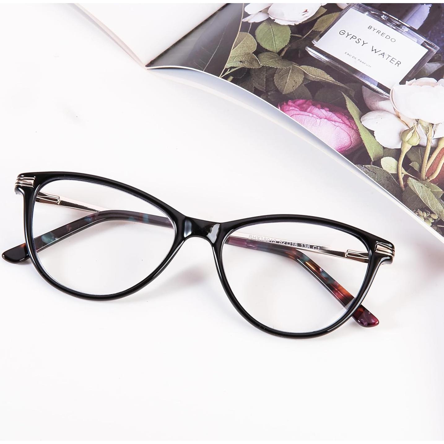 Gafas de lectura BHX8013 para mujeres, bloquean luz azul, 2.25D
