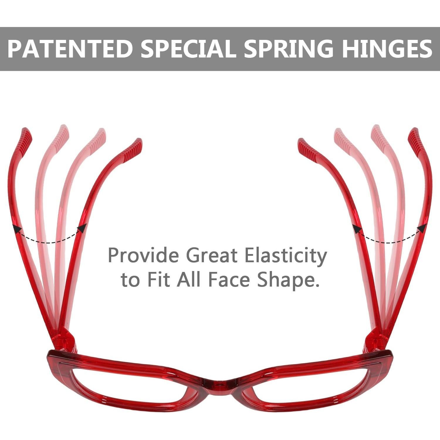 Gafas de Lectura Eyekepper Ojos de Gato Sobredimensionadas +0.75