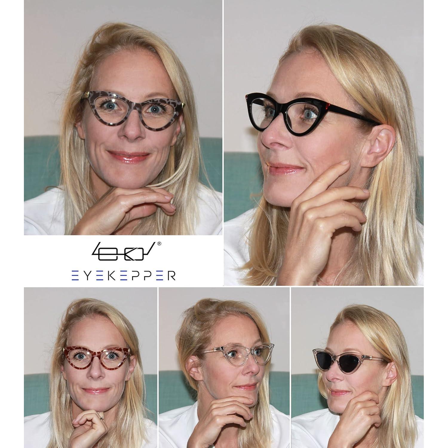 Eyekepper Gafas de Lectura Pequeñas 10 Paquetes +3.75 Dama