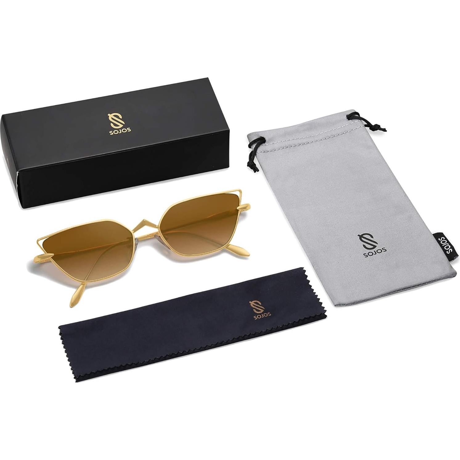 Gafas de sol cateye SojoS SJ1127A UV400 para mujeres