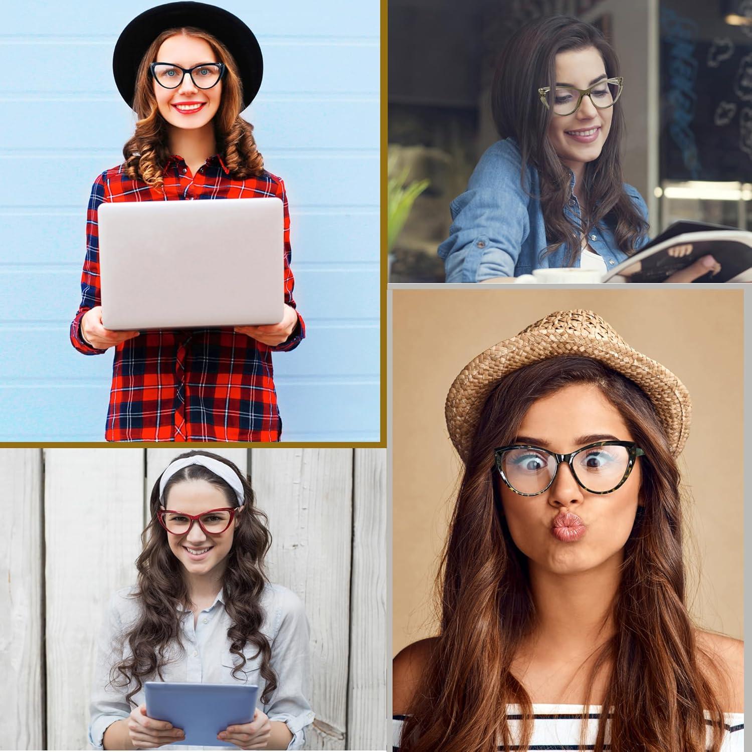 Gafas de Luz Azul VISOONE TR90 Ojo de Gato Antideslumbrantes