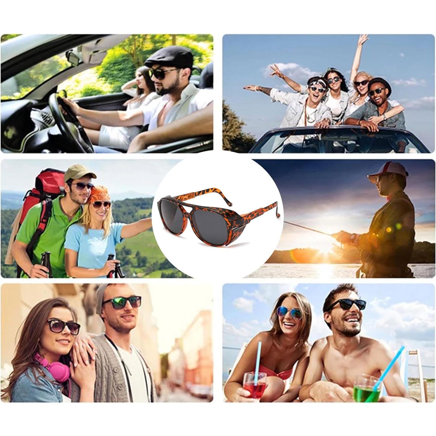 Gafas de Sol Góticas Polarizadas YAMEIZE UV400 Unisex