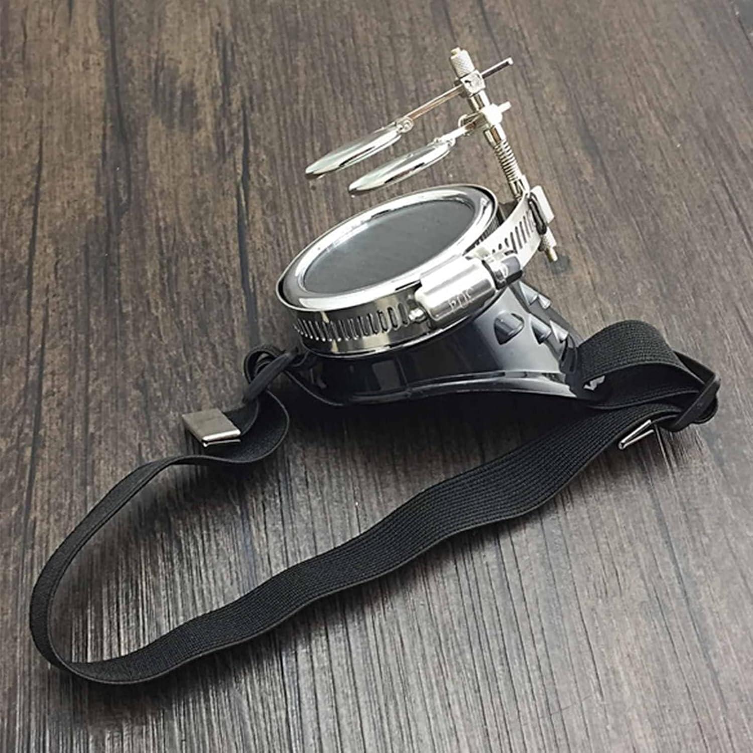 Gafas de Monóculo Steampunk Halloween con Lupa - Adulto Unisex