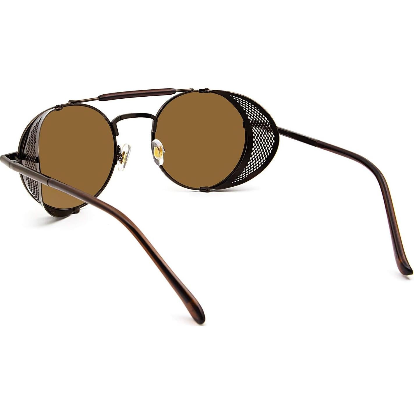 Gafas de sol Steampunk ANDOILT UV400 unisex marco metalico
