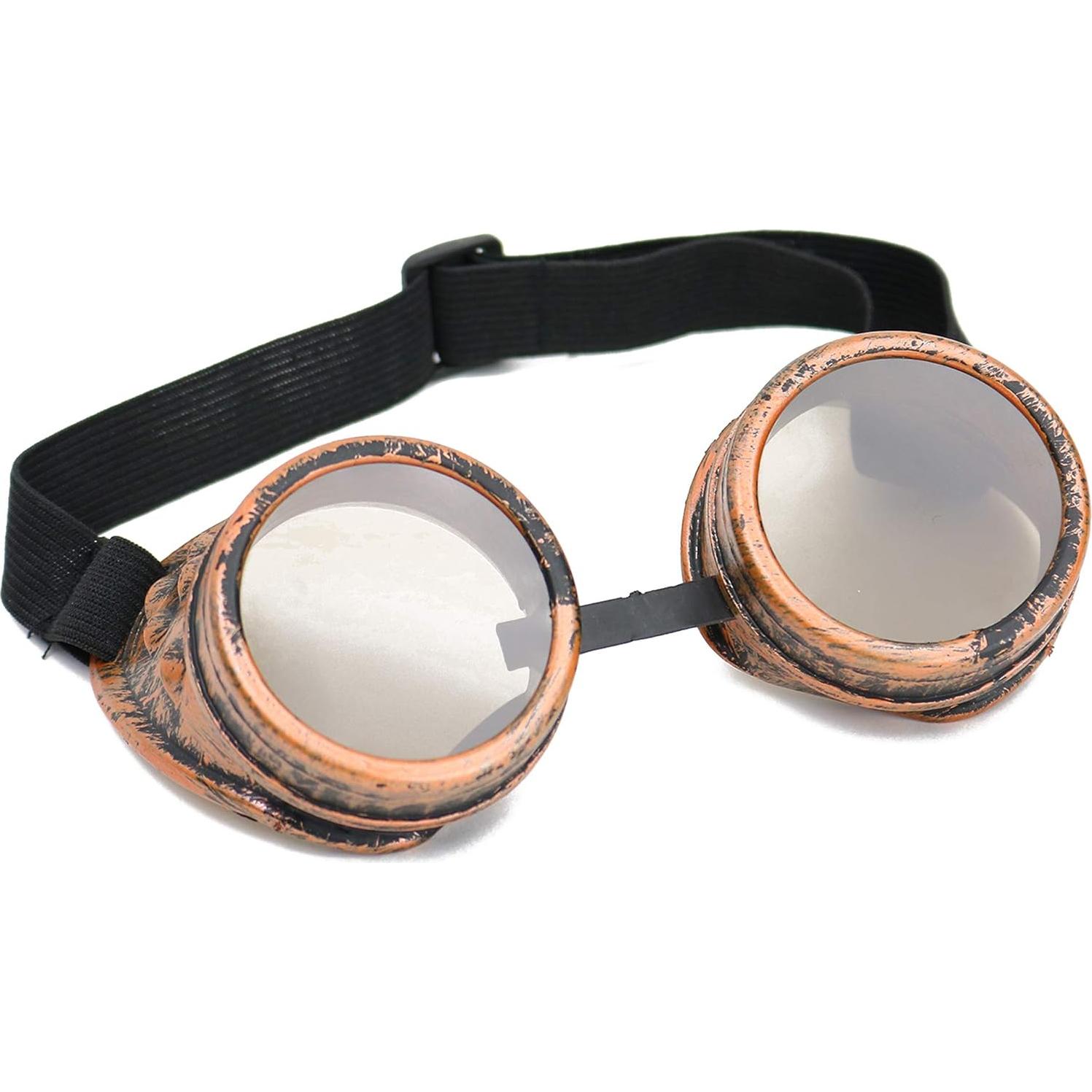 Gafas Steampunk Skeleteen para Disfraz - Cyberpunk - 12.7 cm