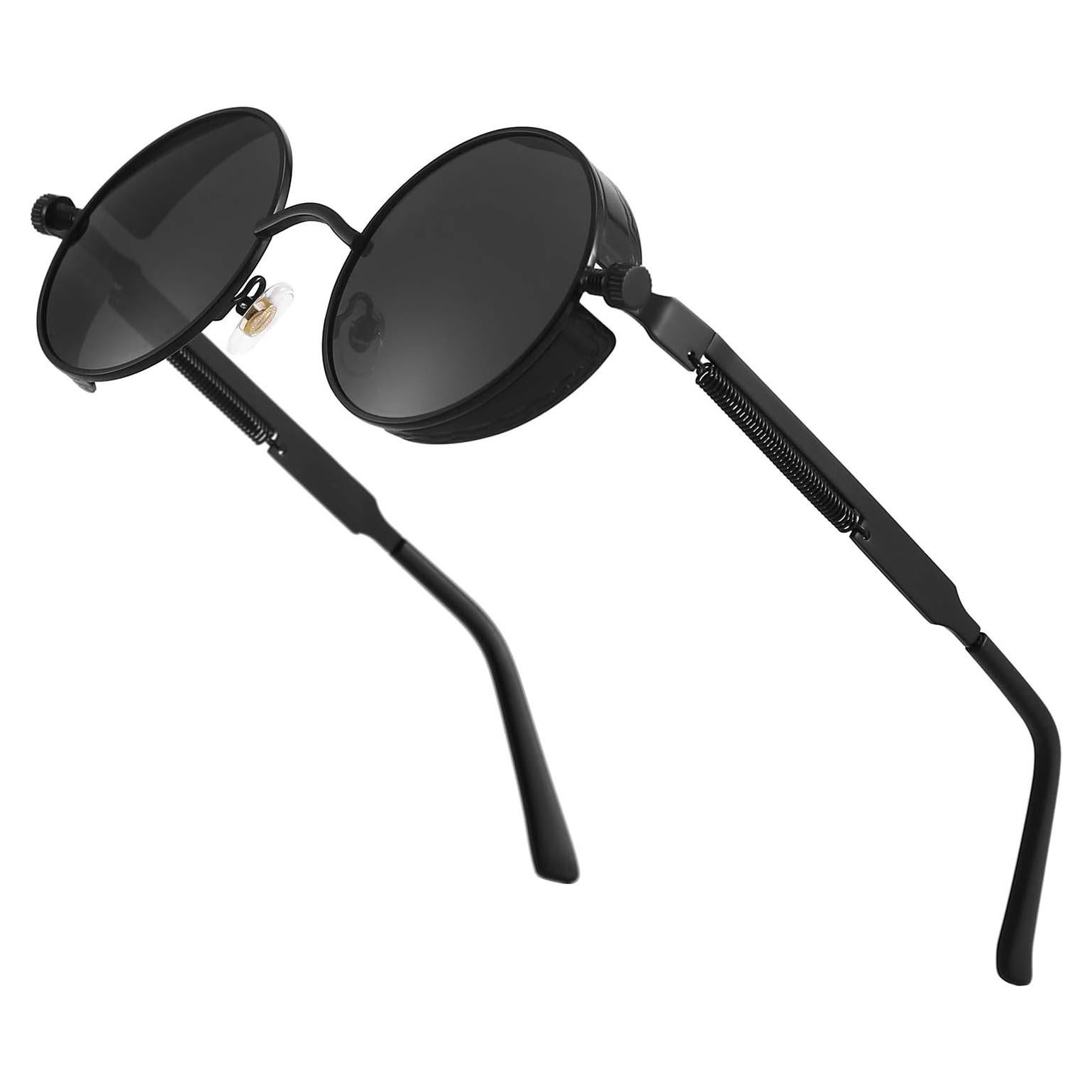 Gafas de sol polarizadas Steampunk GYsnail para hombres