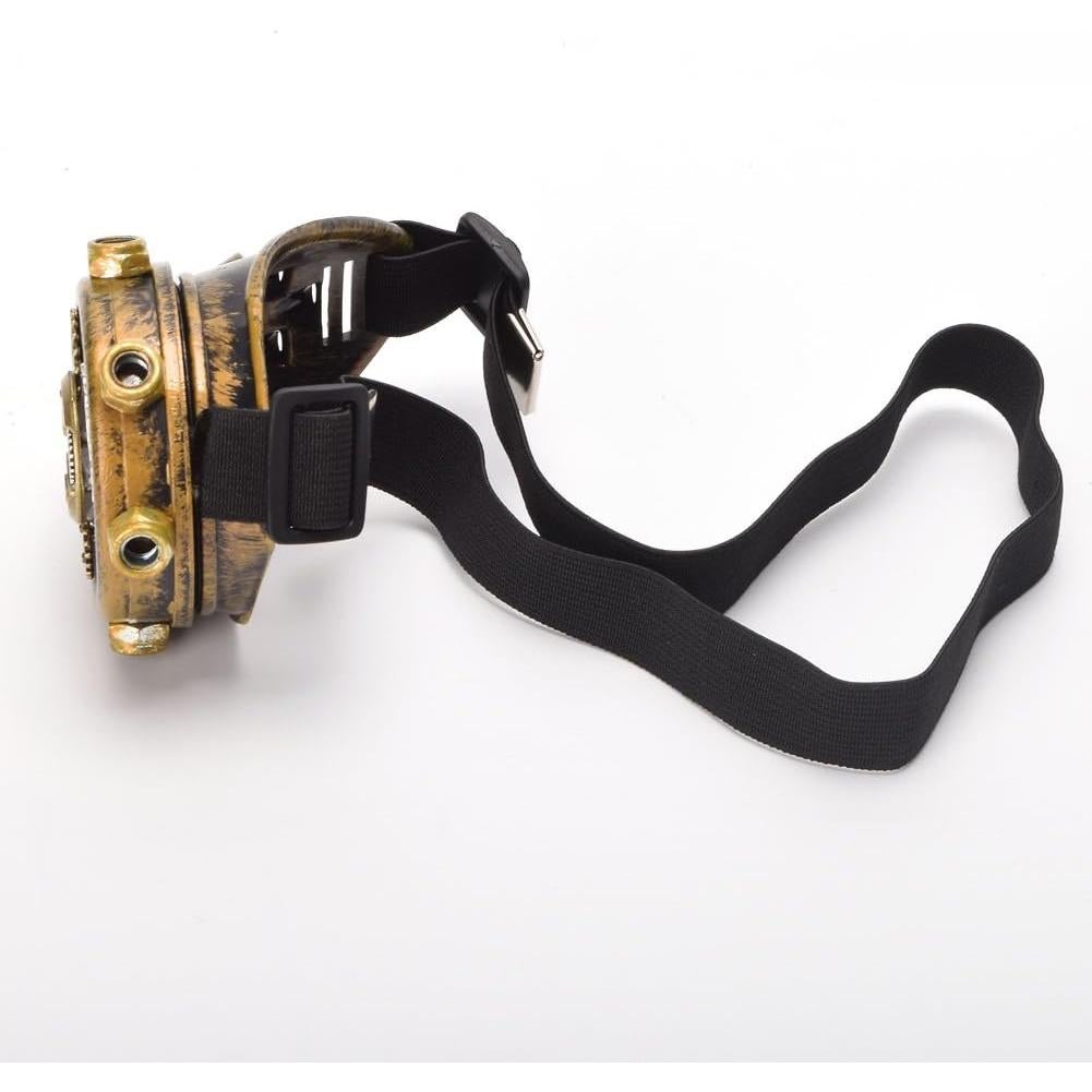 Parche de Ojo Pirata Steampunk BLESSUME con Engranajes