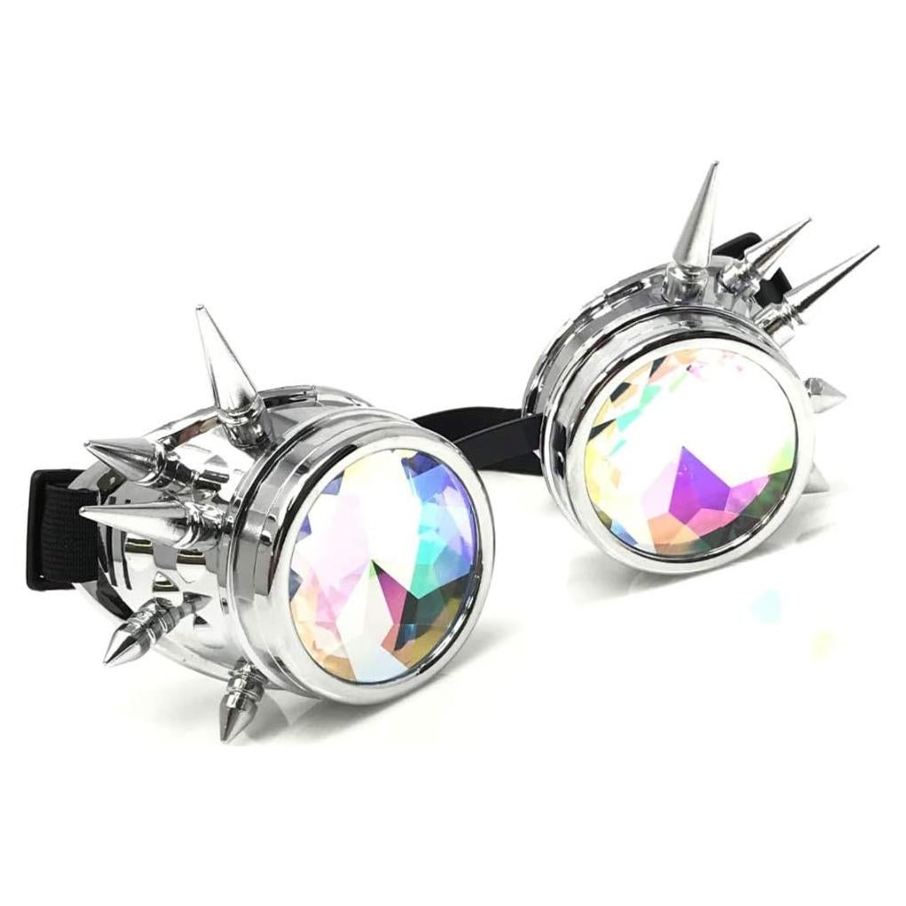 Gafas Steampunk UMBRELLALABORATORY con Lentes Arcoíris 3D