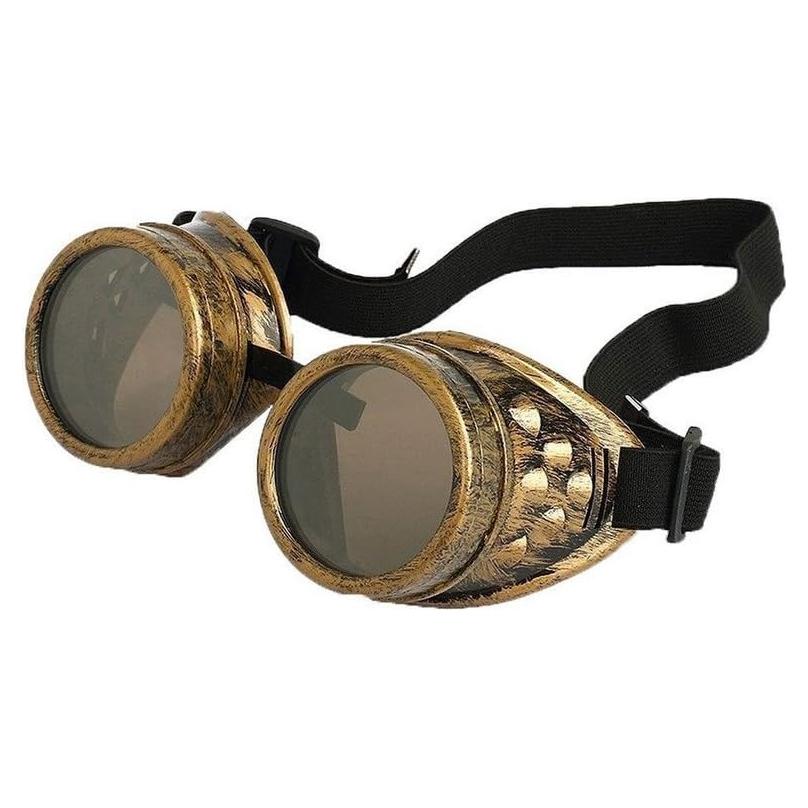 Gafas Steampunk Vintage de Latón para Cosplay y Fotografía